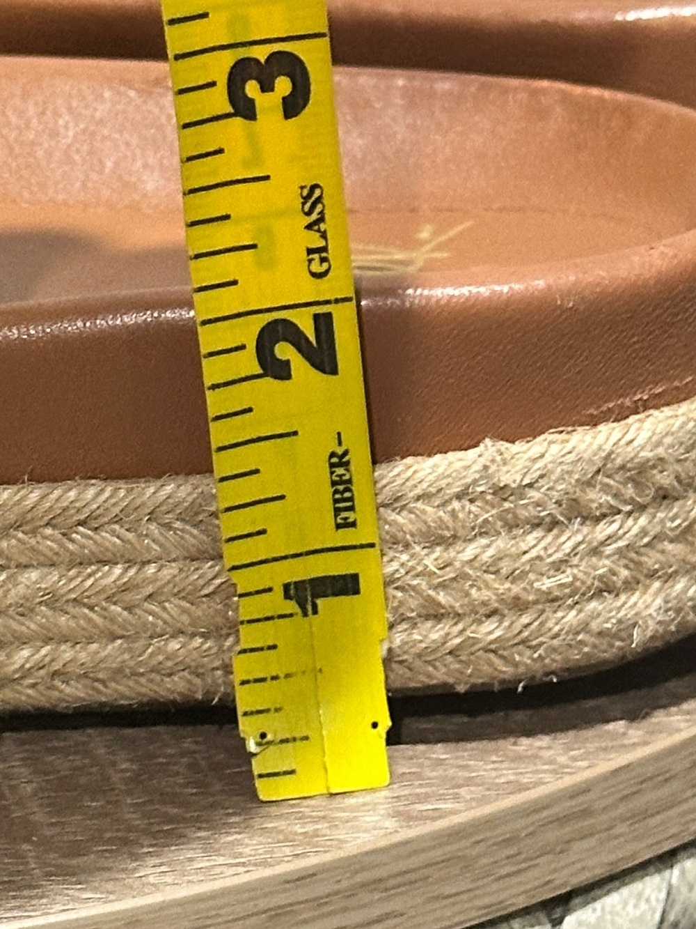 Beek Twinspot Platform Sandal Tan Leather Slide - Picture 10 of 11